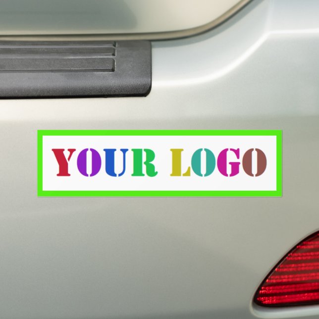Branded Business Logo Promotional Bumper Stickers (On Car)