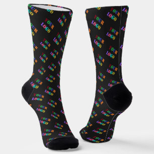 Branded Business Logo Promotional Socks Example