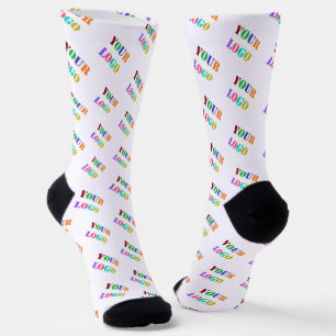 Branded Business Logo Socks Example Custom Colours