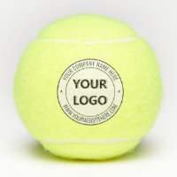 Branded Business Logo Text Tennis Balls Template
