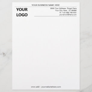 Branded Business Stationery Letterhead Template
