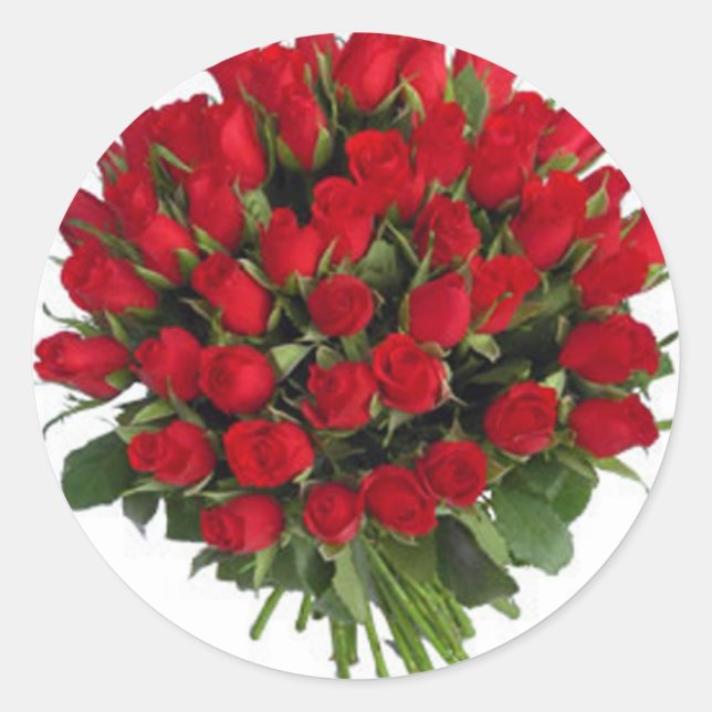 BRANDED CLASSIC ROUND STICKER (Front)