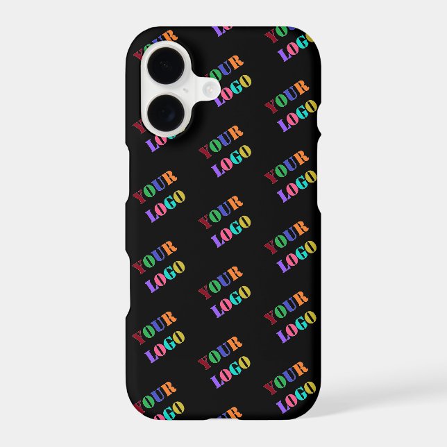 Branded Company Logo Business iPhone Case Example (Verso)