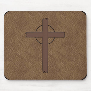 Branded Leather look Mouse Pad
