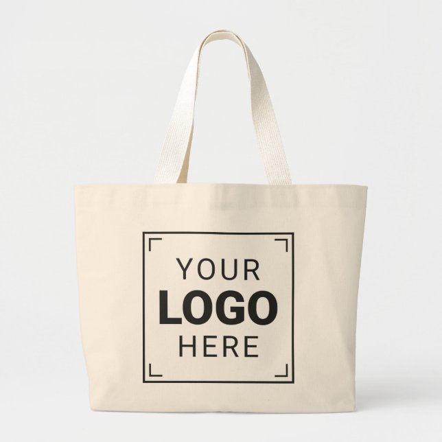 Branded Logo Large Tote Bag (Front)