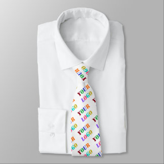 Branded Logo Promotional Business Neck Tie Example