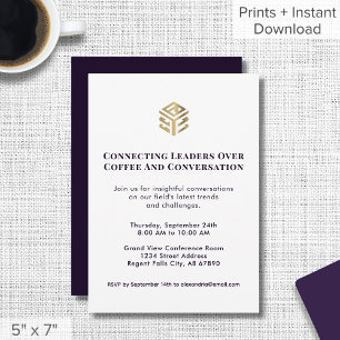 Branded Networking Event Invitation