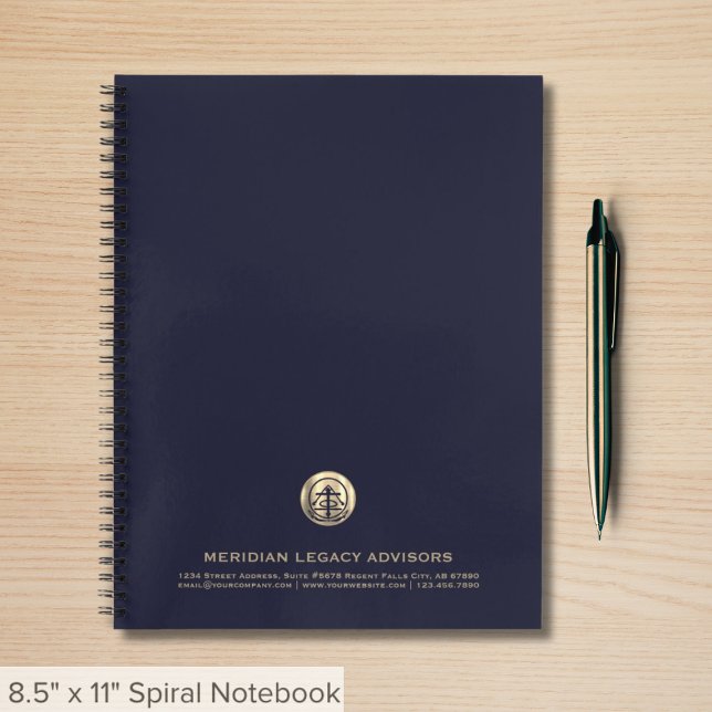 Branded Notebook with Customizable Logo (Creator Uploaded)