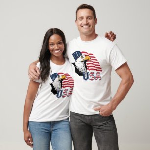 Branded Patriotic Bald Eagle T-Shirt – American