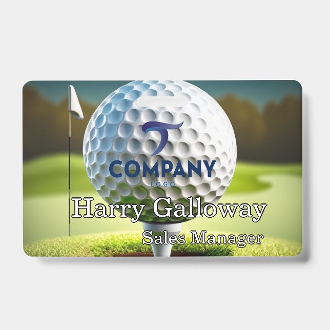 Branded Personalized Corporate Business Company Badge (Front)
