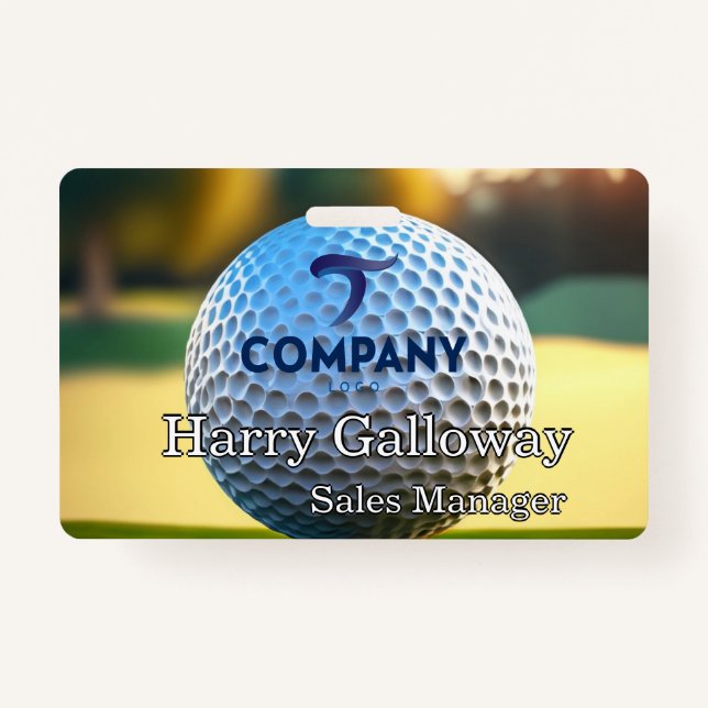 Branded Personalized Corporate Business Company Badge (Front)