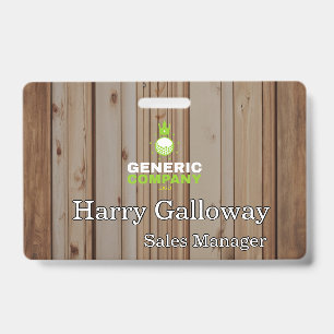 Branded Personalized Corporate Business Company Badge