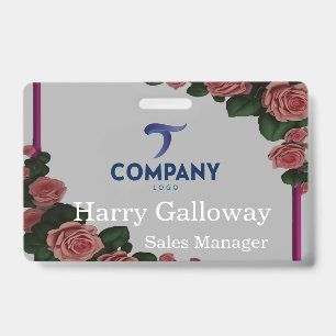 Branded Personalized Corporate Business Company Badge