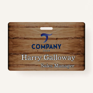Branded Personalized Corporate Business Company Badge