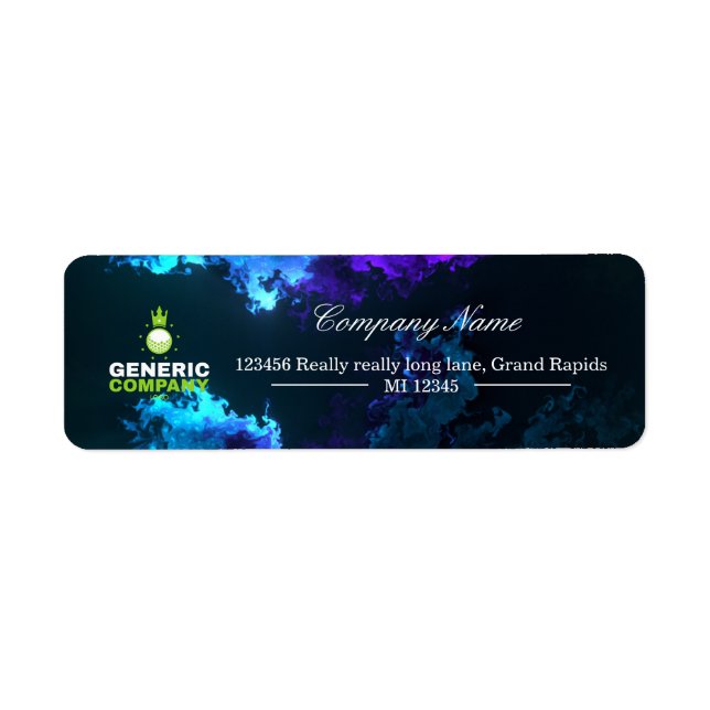 Branded Personalized Corporate Company Address (Front)