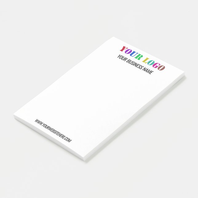 Branded Promotion Business Post-it® Notes Example (Angled)