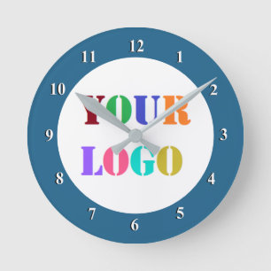 Branded Promotional  Business Logo Clock Example