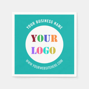 Branded Promotional Company Logo Napkins Example