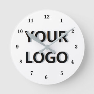 Branded Promotional Custom Business Logo Clock