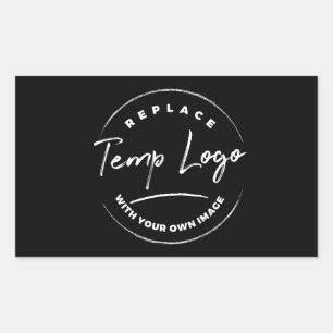 Branded with Your Corporate Logo on Black Sticker