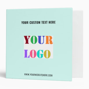 Branded Your Business Logo and Text Binder Example