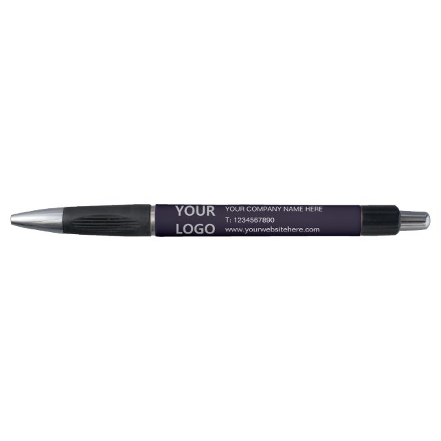 Branded Your Business Logo and Text Pen Example (Front)