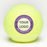Branded Your Logo and Text Tennis Balls Template