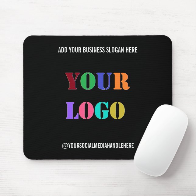 Branded Your Logo Promotional Mouse Pad Example (With Mouse)