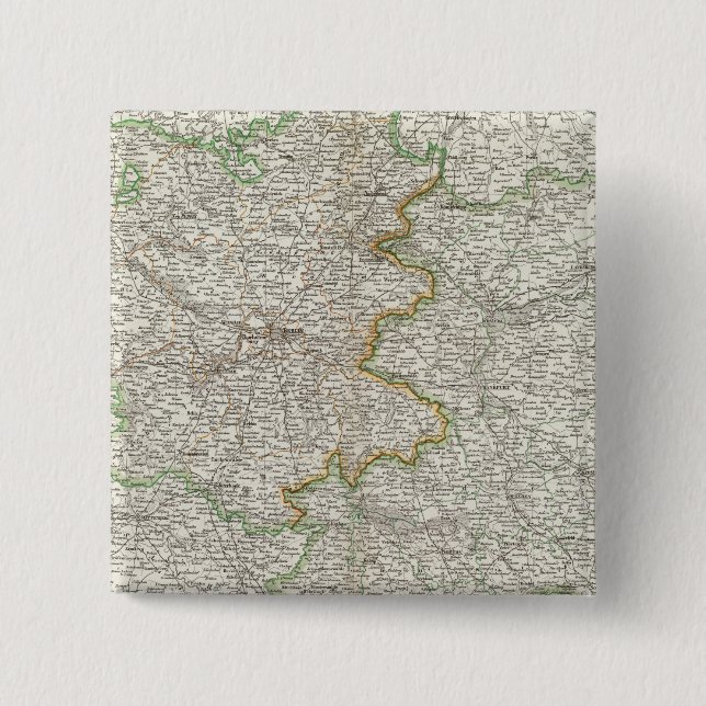 Brandenburg 2 Inch Square Button (Front)