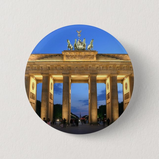 brandenburg evening 2 inch round button (Front)