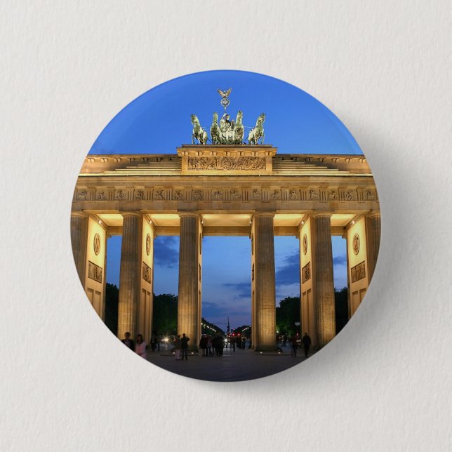 brandenburg evening 2 inch round button (Front)