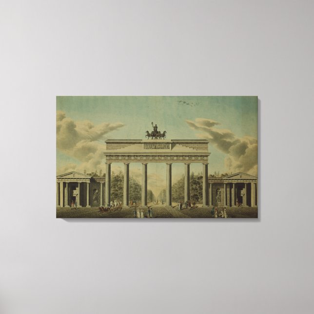 Brandenburg Gate, 1812 Canvas Print (Front)