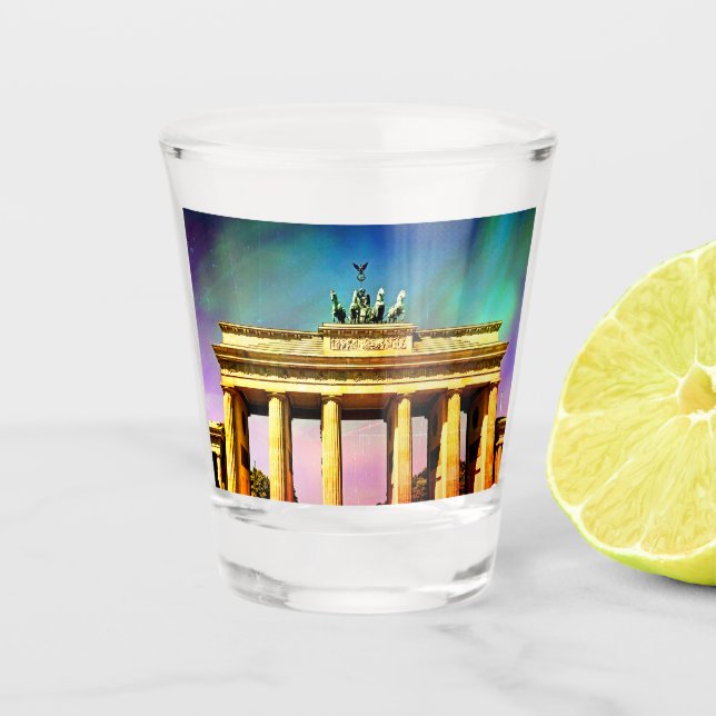 Brandenburg Gate Art Version Shot Glass (Front)