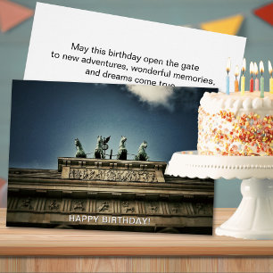 Brandenburg Gate Berlin Birthday