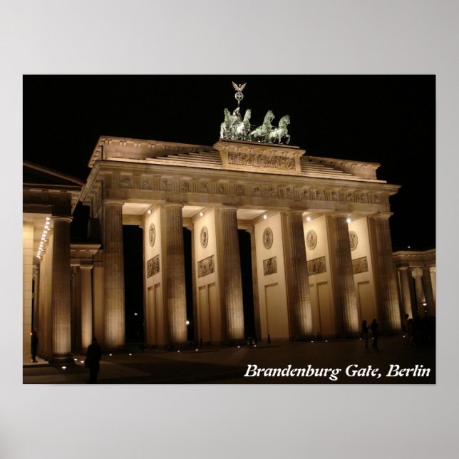 Brandenburg Gate, Berlin Poster (Front)