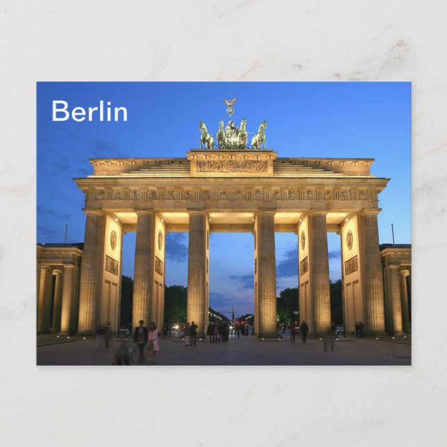 brandenburg gate eve postcard (Front)