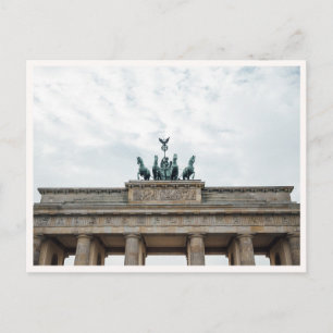 Brandenburg Gate in Berlin Germany Photo Postcard