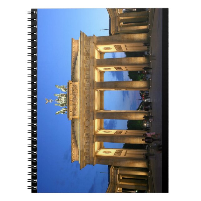 brandenburg gate night notebook (Front)