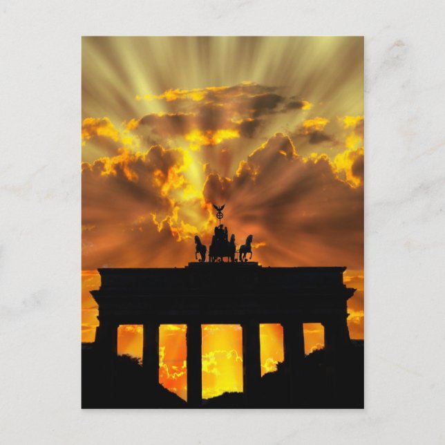 Brandenburg Gate Postcard (Front)