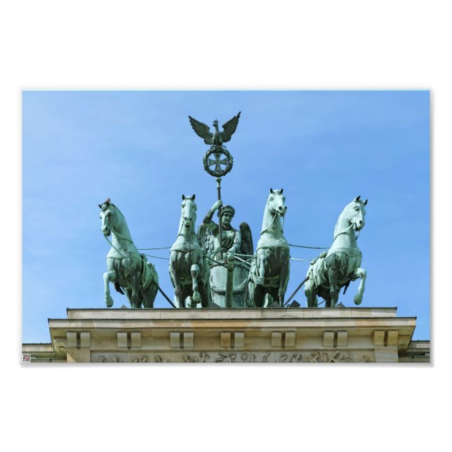 Brandenburg Gate Quadriga Berlin Photo Print (Front)