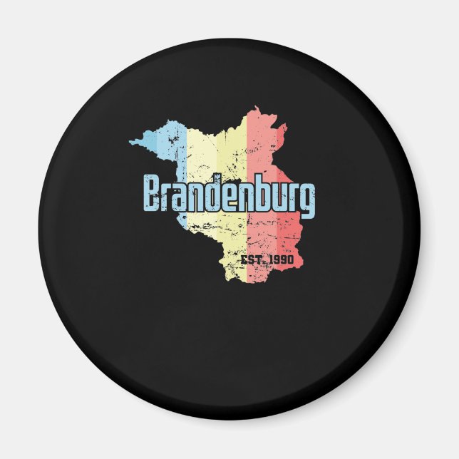 Brandenburg neues Bundesland Deutschland Magnet (Front)
