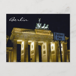brandenburg pariser platz postcard
