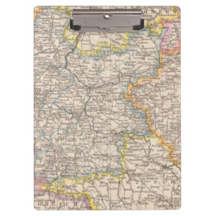 Brandenburg, Posen Atlas Map Clipboard