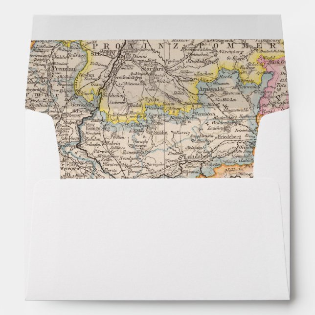 Brandenburg, Posen Atlas Map Envelope (Back (Bottom))