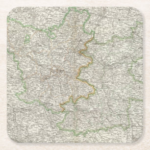 Brandenburg Square Paper Coaster
