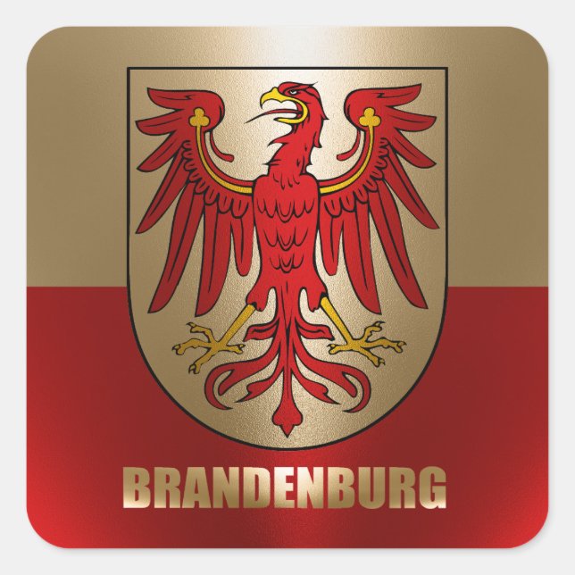 Brandenburg                                        square sticker (Front)