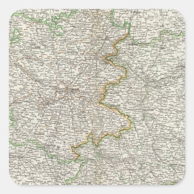 Brandenburg Square Sticker (Front)