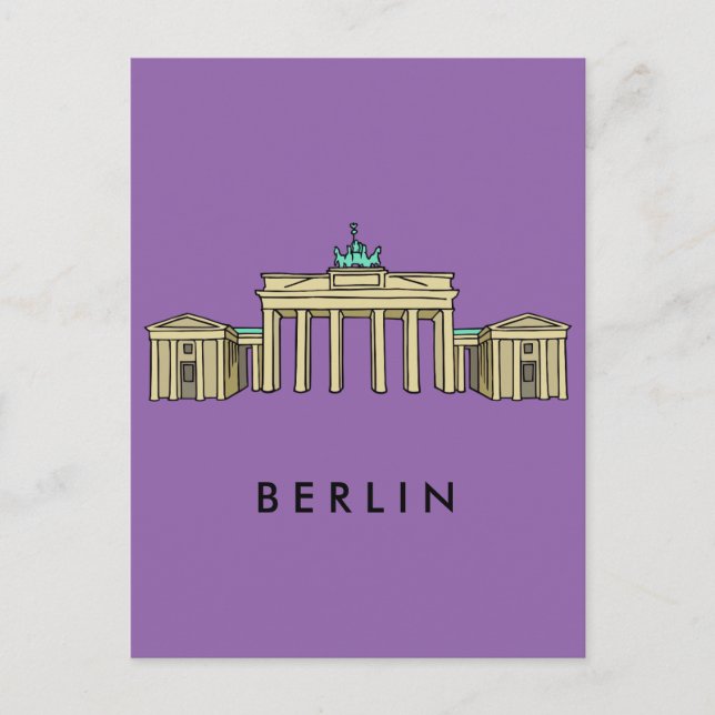 Brandenburger Tor Berlin Postcard (Front)