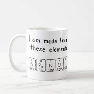 Brandi periodic table name mug