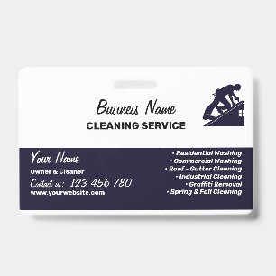 Branding For Pressure Washing Cleaning Business Badge